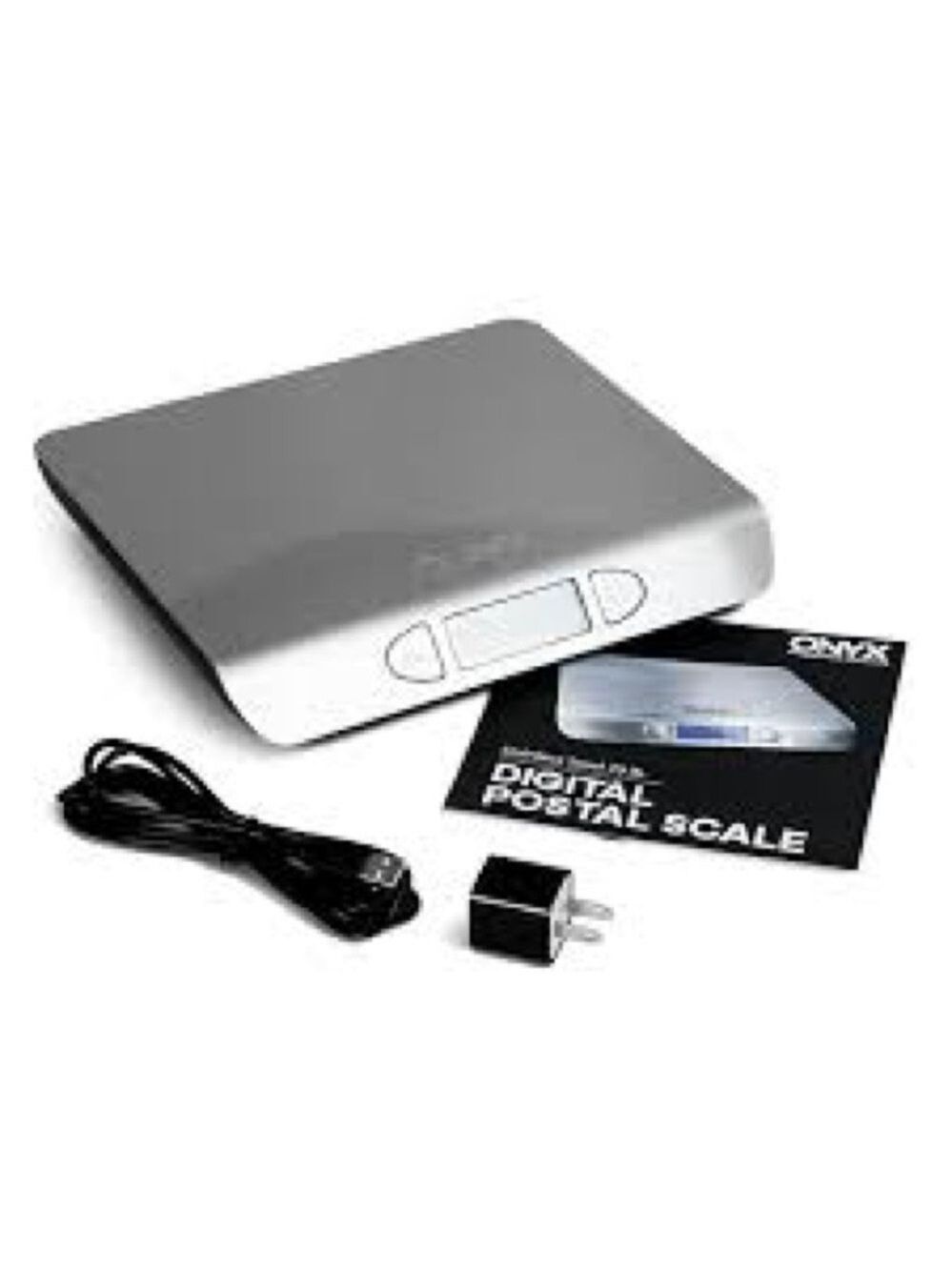 Onyx Silver Digital Scale with Accessories
